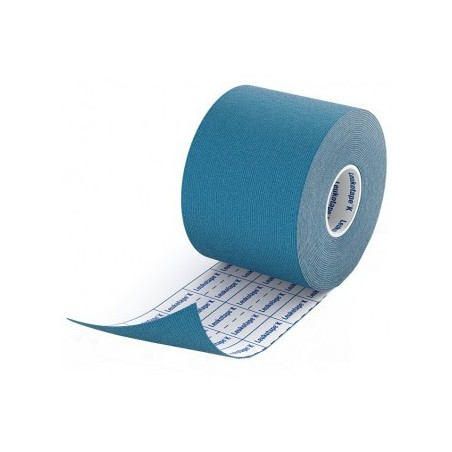 Leukotape K Benda adesiva blu per taping fisioterapico 5 cm x 5 m