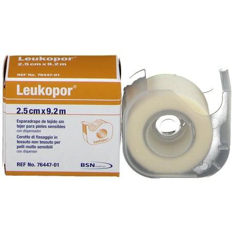 Leukopor cerotto ipoallergenico rocchetto 9,2x2,5 cm 1 pezzo