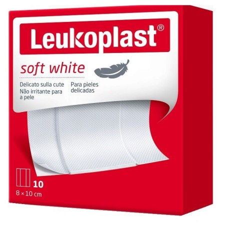 Leukoplast Soft White cerotto 1mx8cm 10 Pezzi