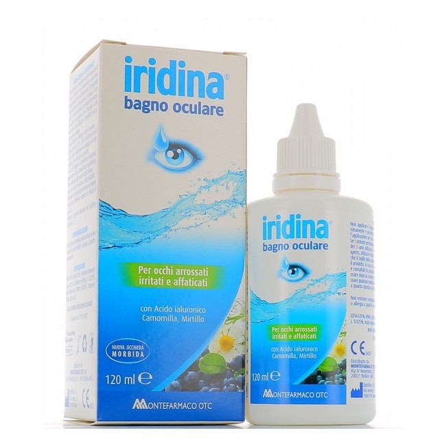 Montefarmaco Iridina bagno oculare idratante e lenitivo 120ml