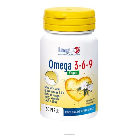 Longlife omega 369 vegan integratore 750mg