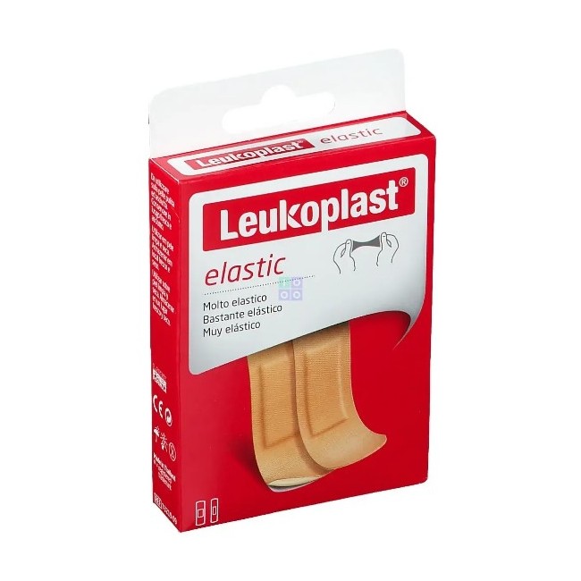 Leukoplast elastic cerotti 20 pezzi assortiti 2 formati