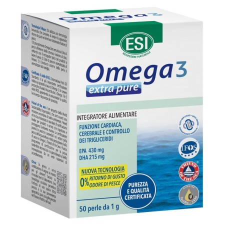 Esi Omega 3 Extra Pure integratore 50 Perle