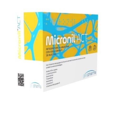 Geofarma Micronil Act integratore di vitamine 30 Bustine