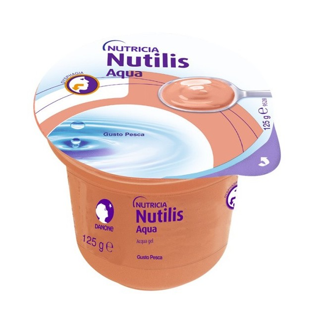 Nutricia Nutilis aqua gel pesca alimento per disfagici 12x125g