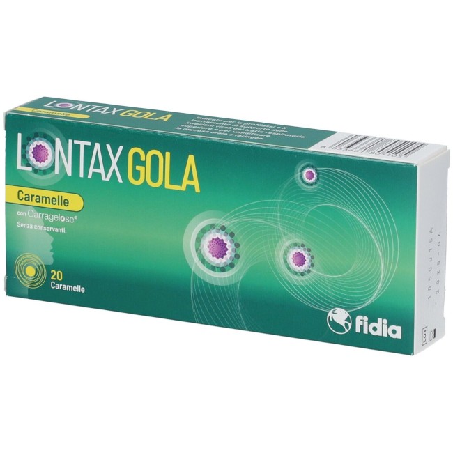 Fidia farmaceutici Lontax gola 20 caramelle 