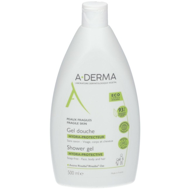 ADerma Les Indispensables Gel Doccia Hydra Pelle Fragile 500 ml