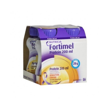 Fortimel compact protein hot tropical ginger 4 x 125 ml