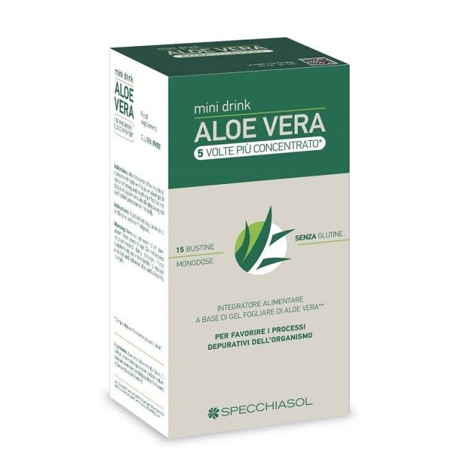 Aloe vera mini drink 5 volte più concentrato 15 stick