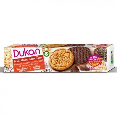 Dukan Barrette Crusca D'Avena Cioccolato e Nocciole 6 x 25 g