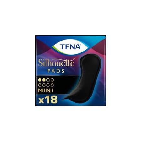 Tena silhouette noir assorbenti mini 18 pezzi