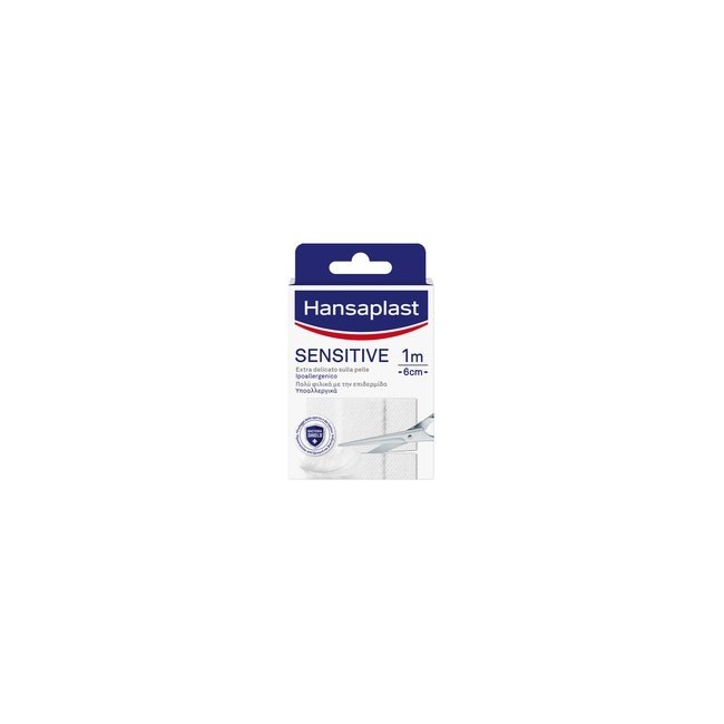 Beiersdorf Hansaplast Striscia Sensitive Pretagliata 1x6cm 10 Pezzi