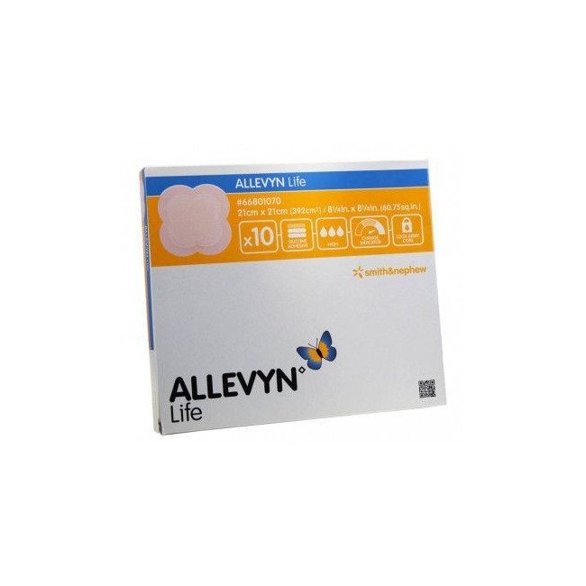 Smith & Nephew Medicazione In Poliuretano Allevyn Life 21 X 21 Cm 10 Pezzi