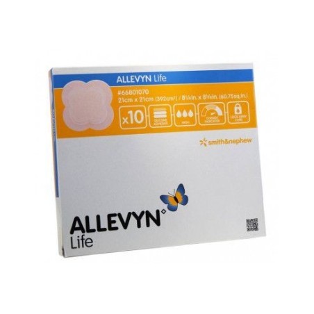 Smith & Nephew Medicazione In Poliuretano Allevyn Life 21 X 21 Cm 10 Pezzi