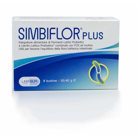 Laerbium pharma Simbiflor plus integratore 8 bustine