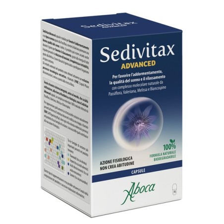 Aboca Sedivitax advanced integratore 70 capsule