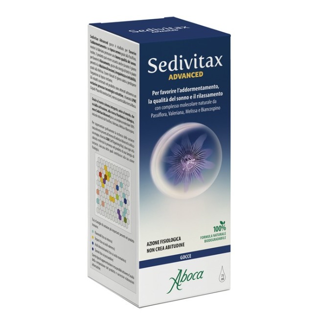 Aboca Sedivitax advanced gocce 75ml per il riposo notturno