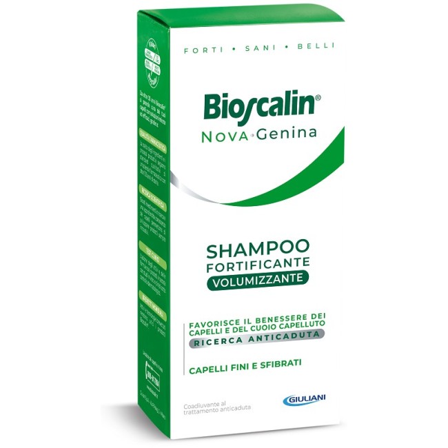 Bioscalin nova genina shampoo fortificante volumizzante 200 ml