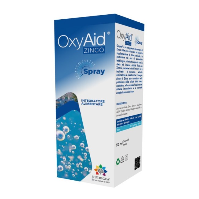 Nutrigea Oxyaid zinco spray integratore da nebulizzare 50ml