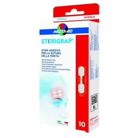 Sterigrap strip adesivo sutura ferite 32x8mm 10 pezzi