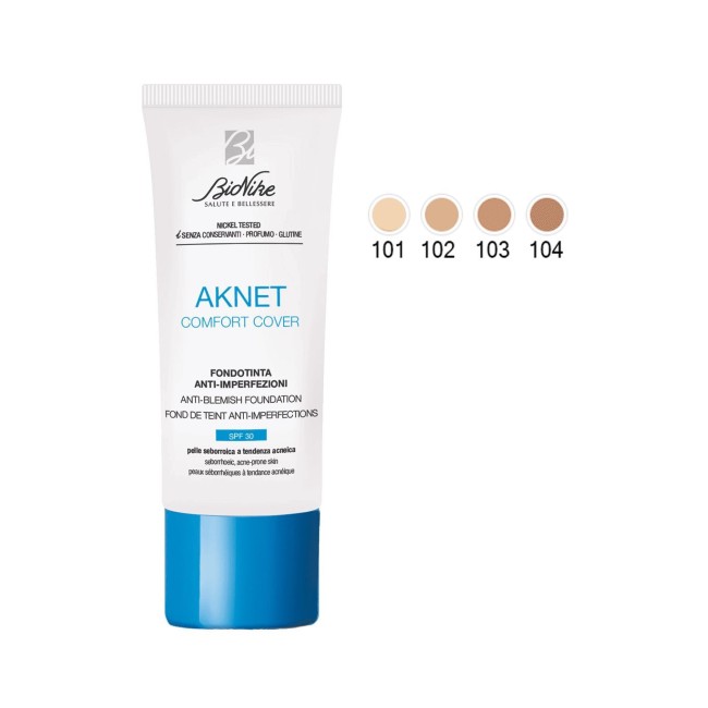 Bionike Aknet Comfort Cover Fondotinta Anti-imperfezioni 30ml