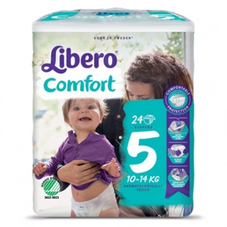 Libero Comfort 5 Pannolino Bambino Taglia 10-14kg 24 Pezzi