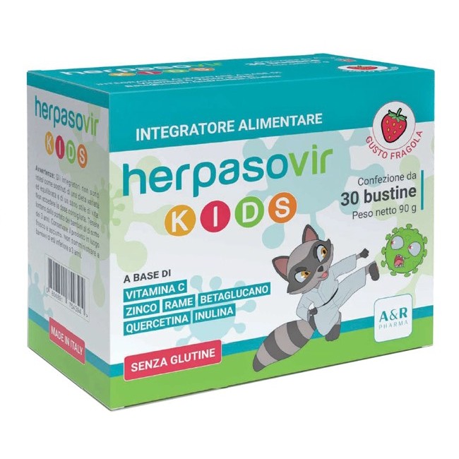 A & R Pharma Di Pardini F. Herpasovir Kids 30 Bustine