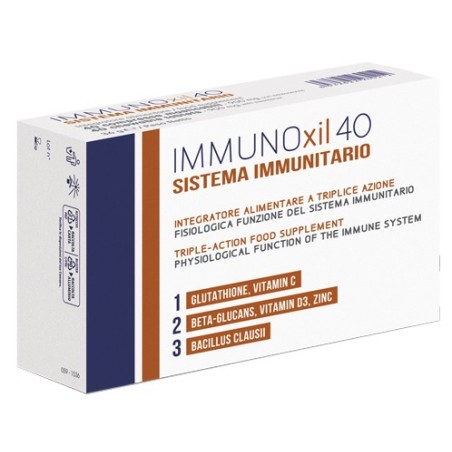 Galenia Biotecnologie Immunoxil 40 Sistema Immunitario 40 Compresse