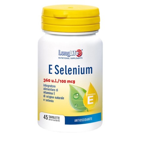 Longlife E Selenium integratore con selenio 45 Tavolette