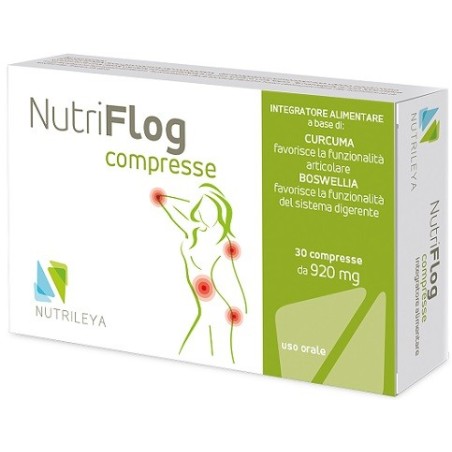 Nutrileya Nutriflog 30 Compresse integratore con Curcuma e Boswellia