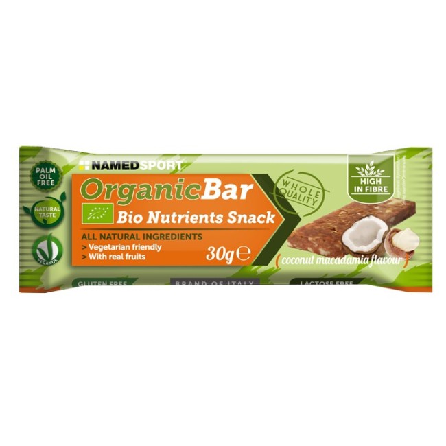 Namedsport Organic Bar Coconut-macadamia Barretta 30 G