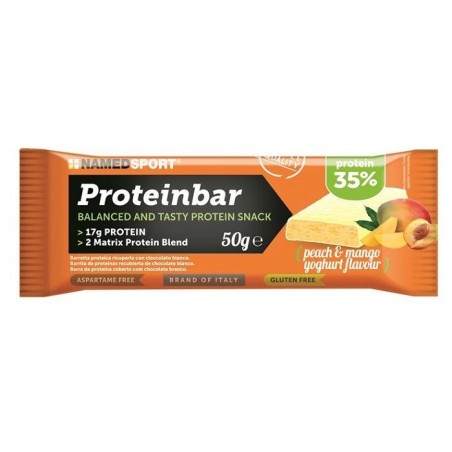 Namedsport Proteinbar Peach & Mango Yoghurt barretta proteica 50 G