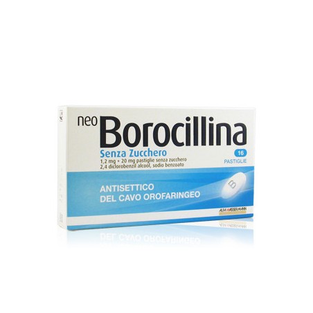 Neoborocillina* 16 Pastiglie Senza Zucchero