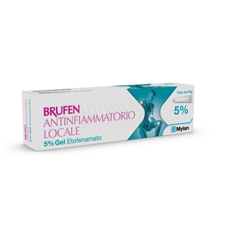 Brufen antinfiammatorio gel 40 g 5 % per dolori reumatici