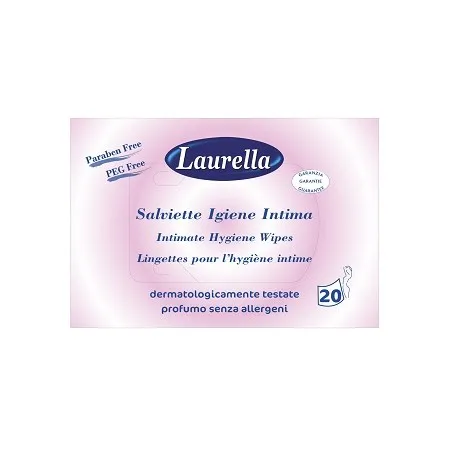 Silc Laurella Salviettine Intime pelle sensibile 20 Pezzi