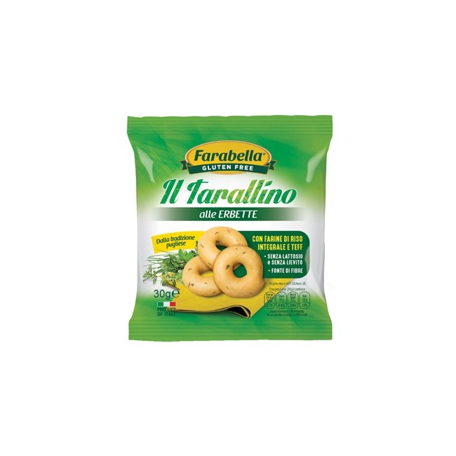 Bioalimenta Farabella Il Tarallino Erbette senza glutine 30 G