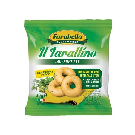 Bioalimenta Farabella Il Tarallino Erbette senza glutine 30 G