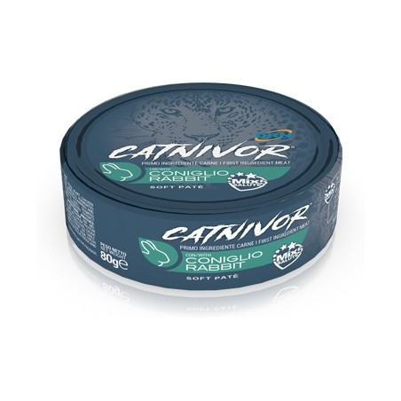 Nextmune Italy Catnivor Coniglio alimento per gatti adulti 80 G