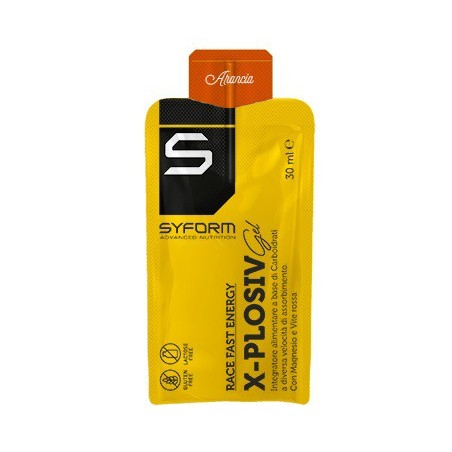 Syform Xplosiv Gel Arancia con carboidrati 30 Ml