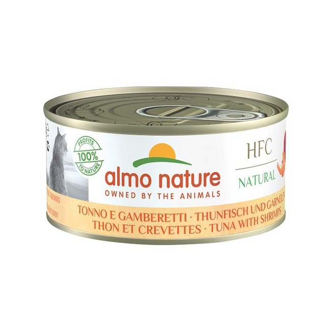 Almo Nature Natural Tonno E Gamberetti per gatti 150 G