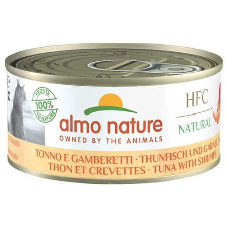 Almo Nature Natural Tonno E Gamberetti per gatti 150 G