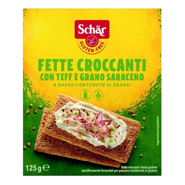 Dr Schar Fette Croccanti con teff e grano Saraceno 125 G