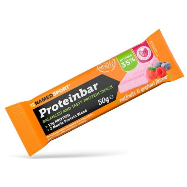 Namedsport Proteinbar Red Fruits & Yoghurt Barretta Proteica 50 G