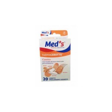 Meds Cerotto Strips Poliuretano Classico Assortiti 20 Pezzi