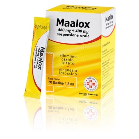 Maalox* 20 Buste Sospensione Orale 460+400mg