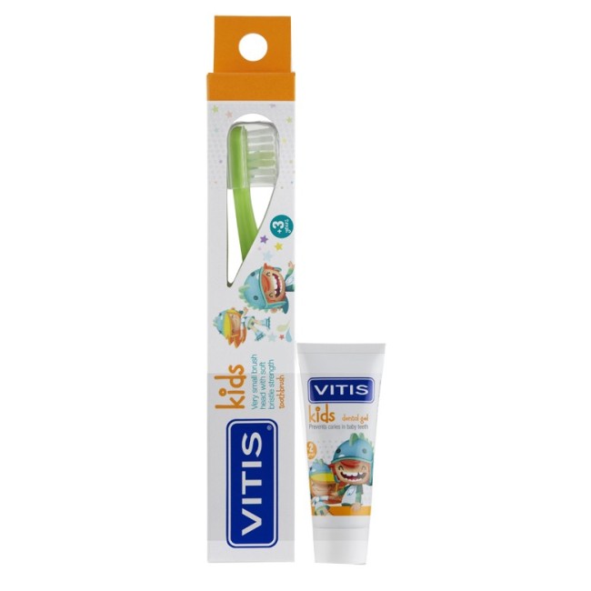 Dentaid Vitis Kids Spazzolino + Gel dentifricio 8 Ml