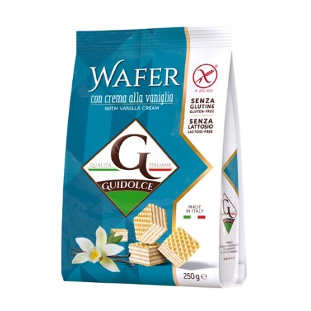 Guidolce Wafer Con Crema Alla Vaniglia Senza Glutine 250 G