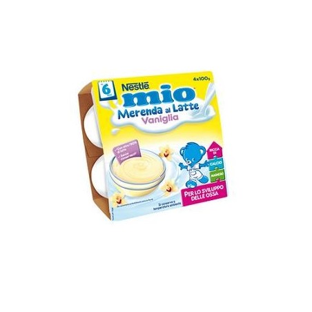 Nestle' Mio Merenda al latte Vaniglia 4 X 100 G