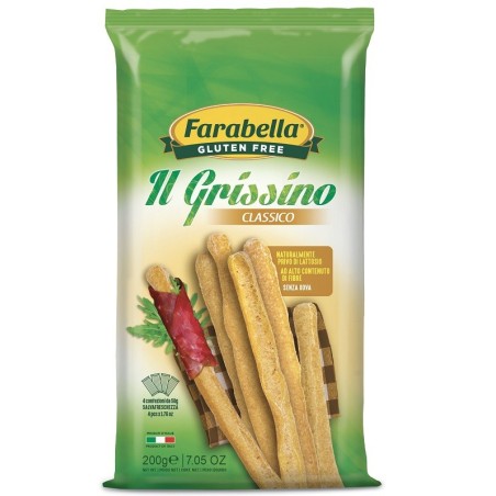 Bioalimenta Farabella Grissino Classico senza glutine 200 G