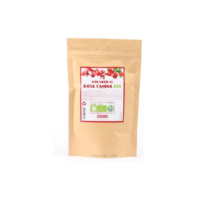 Erbavoglio Production Rosa Canina Polvere Bio 100 G